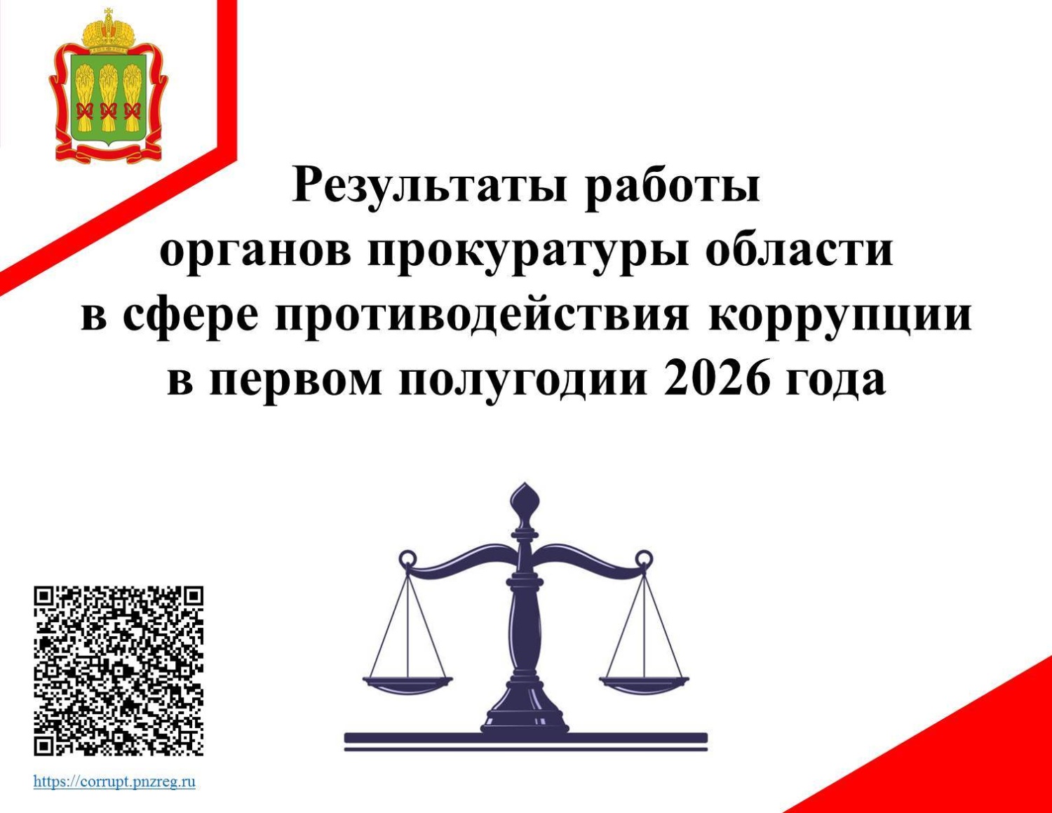 Результаты работы органов прокуратуры области в сфере противодействия коррупции в первом полугодии 2026 года Результаты работы органов прокуратуры области в сфере противодействия коррупции в первом полугодии 2026 года