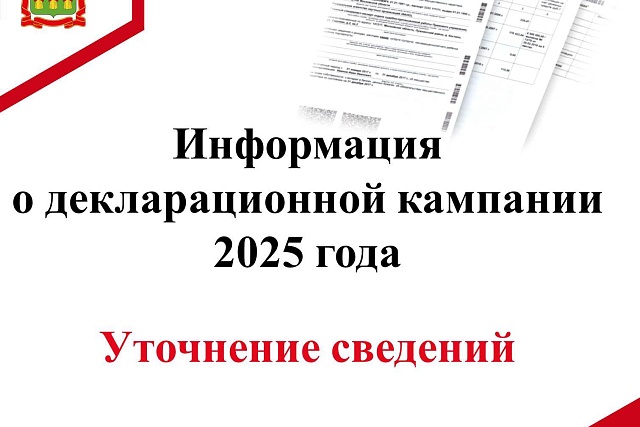 О декларационной кампании 2025 года. Уточнение сведений